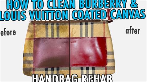 how to clean burberry canvas wallet|burberry canvas cleaning.